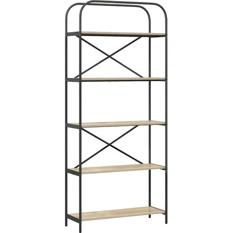 Étagère Chêne Sonoma 80 x 30 x 183 cm Bois d'ingénierie (1/5)