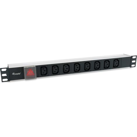 Equip Steckdosenleiste 19(1HE)8fach IEC320C14,1,8m Kabel,si (333310) (1/4)