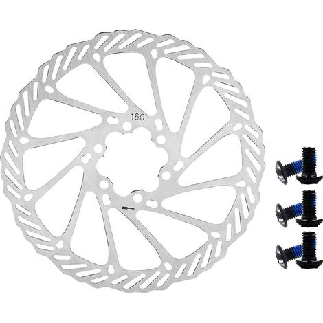 160-mm-Rennradbremsscheibe, leichte, hohle Edelstahlkonstruktion, geräuscharm und rostfrei, Hochleistungsbremssattel für Rennräder. (1/5)