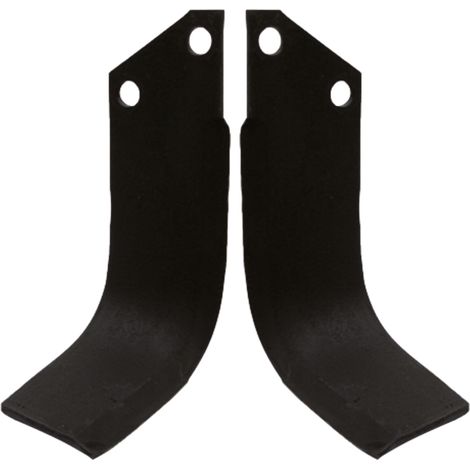 Coltello da fresa 180x110 mm CURVO A DESTRA AGROMEC 12000301 (1/3)