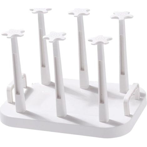 Porte-gobelet épais - Porte-bouteilles - Égouttoir - Porte-gobelet blanc - Porte-gobelet en PP blanc - Porte-gobelet - PP blanc (1/5)