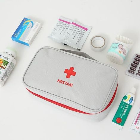 Trousse De Secours Vide - 23 x 13 x 8 cm - Sac Médical Étanche Pour Premiers Soins À Domicile, En Voyage, En Plein Air - 1 Pièce (1/4)