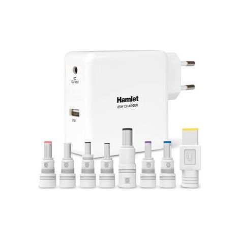 Hamlet XPWNB65U adaptador e inversor de corriente Interior 65 W Blanco (1/5)