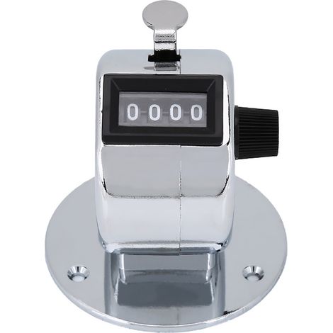 Mini compteur manuel en métal à 4 chiffres pour jeux sportifs et golf (1/5)