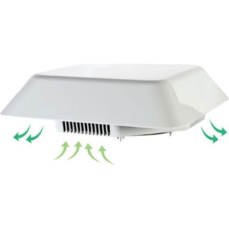Ventilateur de toit d'armoire 230Vac Ø190x61 radial - débit d'air 600m3/h - 80W (1/3)