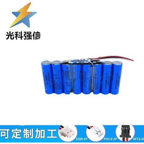 14.8V battery, 18650 emergency light, Bluetooth speaker box, small fan, LED desk lamp, solar-powered four-wire, 5200mAh
