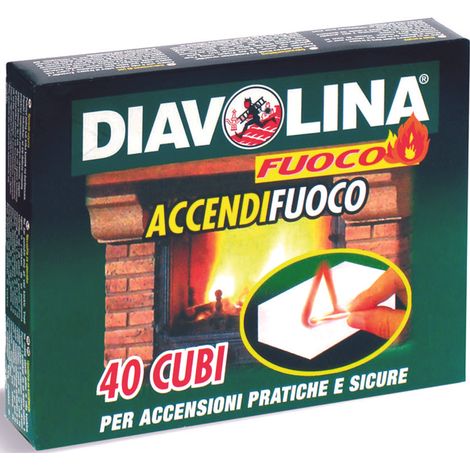 Diavolina ACCENDIFUOCO 40 cubetti 24.00 pz