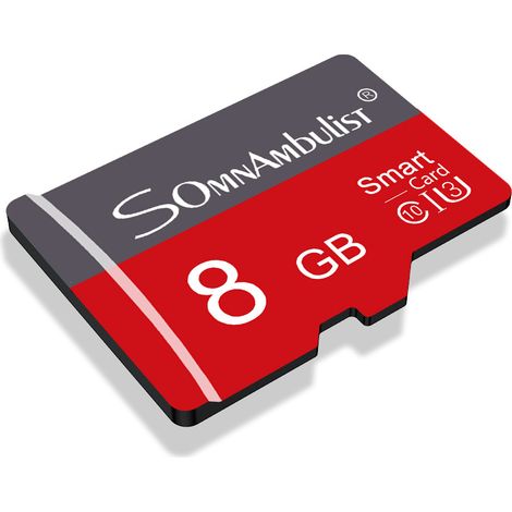 Carte mémoire U3 haute vitesse de 8 Go, adaptée aux téléphones portables et aux cartes TF, compatible avec les drones et les appareils photo