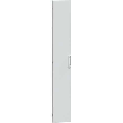 [JAMAIS UTILISE] Schneider – Porte pleine pour armoire électrique 300mm – Acier blanc texturé – Protection IP30 – Ouverture réversible 120° – Installation au sol