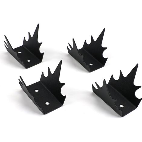 Pointes de sécurité pour clôture anti-intrusion, dispositif métallique anti-escalade pour mur et clôture (1/2)
