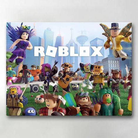Toile / Peinture - Roblox - 40x30 cm - Toile (1/4)