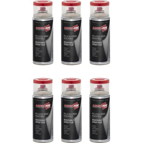 Bomboletta Spray Effetto Gesso Ambrosol 400 ml Azzurro Acquamarina 6 Pezzi