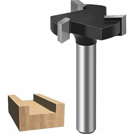 6mm Shank CNC Wall Panel Router Bit Surface Milling Cutter Tungsten Carbide Woodworking Milling Cutter MUMU (1/4)