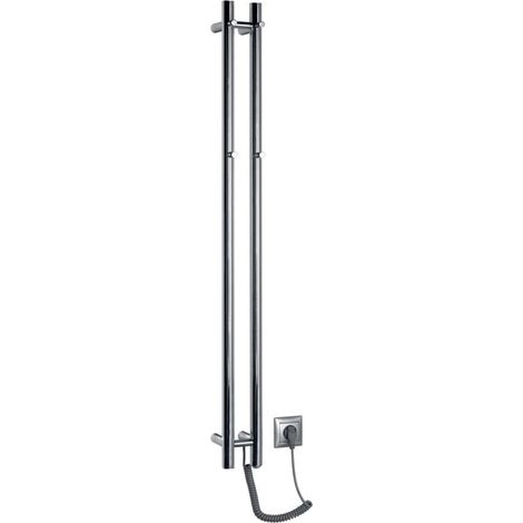 Sapho - Scaldasalviette 11x120 cm, 40 W, cromo ER740 (1/5)