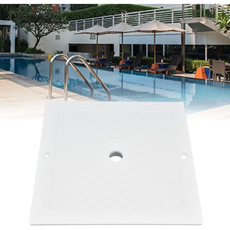 Quadratischer Deckel mit 25,4 cm für Pool-Skimmer, Einfach zu installierender Pool-Skimmerdeckel für Spa-Pool (1/5)