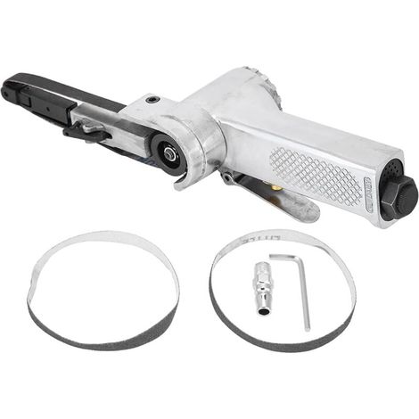 Ponceuse à Bande Pneumatique, Ponceuse à Bande Outil Polissage Pneumatique Ponceuse Bande 10mm 330mm Divers Véhicule Voiture Outils Pneumatiques Lime à Doigt (1/5)