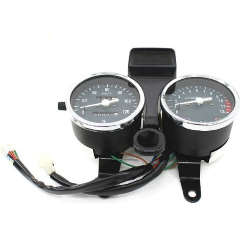 Kompatibel mit dem Armaturenbrett der Qingqi Suzuki GN125: Tachometer, Kilometerzähler, Drehzahlmesser. (1/5)