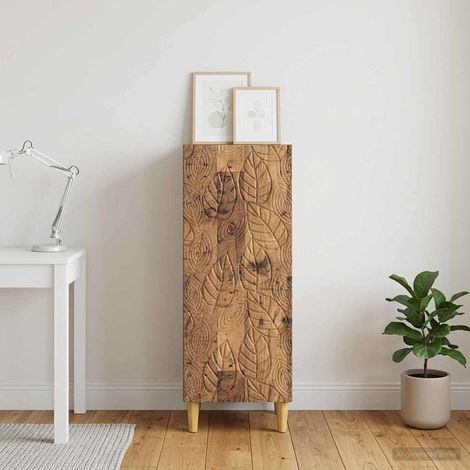 vidaXL Credenza Legno antico 33 x 34,5 x 90 cm Legno ingegnerizzato (1/5)
