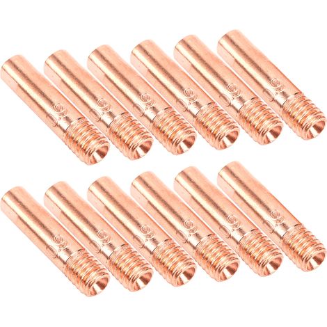 60 Pièces Buses de Contact Cuivre pour Soudage MIG, Pièces de Rechange Soudure 0.9mm 15AK (1/5)