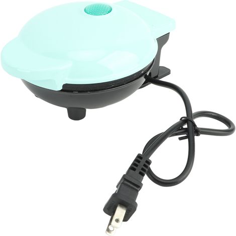 Crêpière électrique ronde 350W 3-en-1 prise US 110V ABS grille-petit-déjeuner bleu pour thé et brunch (1/5)