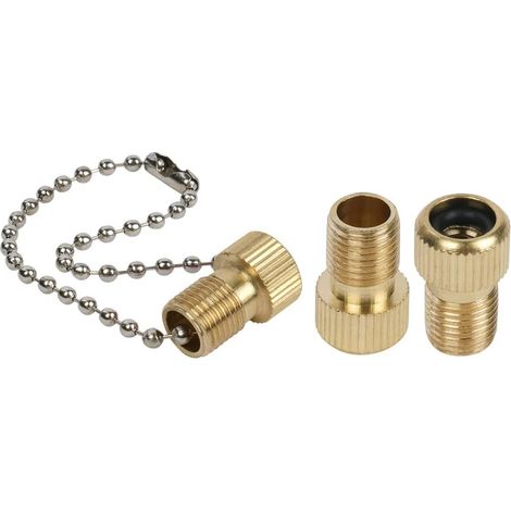 Adaptateur de Pompe à Vélo, Adaptateur de Valve de Vélo DV AV SV, Velo Pompe Valve Connecteurs, Adaptateurs d'aiguille de Pompe à Bille/Pompe à air/Compresseur (1/5)