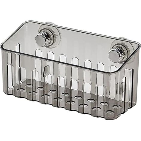 Porte-éponge D'évier,organiseur À Ventouse En ABS Transparent Pour Éponge De Comptoir De Cuisine,savon,brosse À Vaisselle,éponge À Récurer,support D'évier (1/5)
