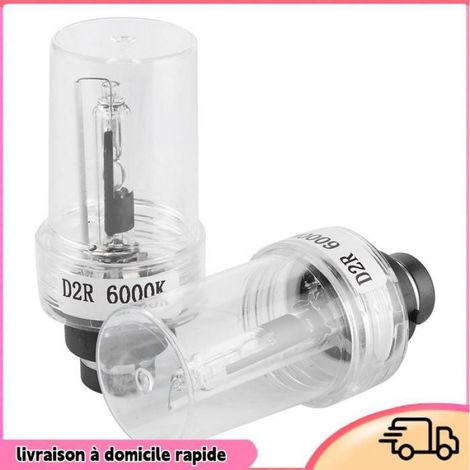 Phare Automobile - 5500 lm - 6000 K - Compatible D2R D4R - Pour Véhicules 12 V 24 V - Lot de 2 (1/5)