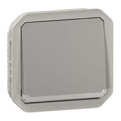 Legrand - Interrupteur ou va-et-vient témoin Plexo composable - Gris (1/2)