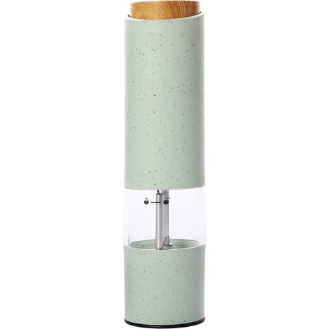 Moulin à sel et poivre électrique Longziming – Réglable, automatique, amovible – Moulin à paille de blé – Broyeur à sel automatique – Légumes (1/5)