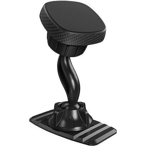 universelle Kfz-Handyhalterung für das Armaturenbrett (Schwarz) – 6,5 x 6 x 4 cm – Schwarz (1/4)