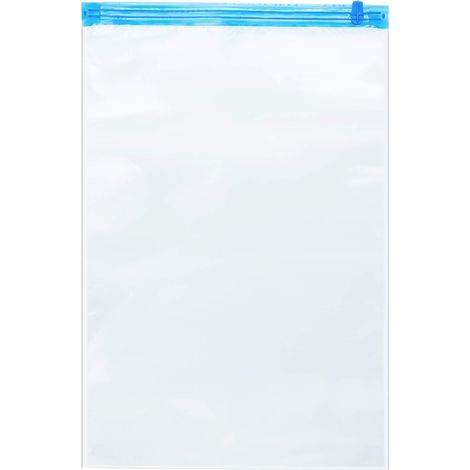 10 sacchetti sottovuoto trasparenti 40 x 50 – Set di 10 sacchetti portaoggetti arrotolabili adatti per vestiti, biancheria da letto e altro – Sacchetto portaoggetti