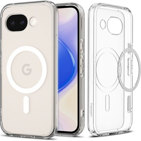 Étui MagSafe hybride pour Google Pixel 10A Ultra - Blanc transparent