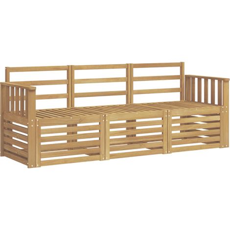 Set divani Legno di Acacia Massello vidaXL