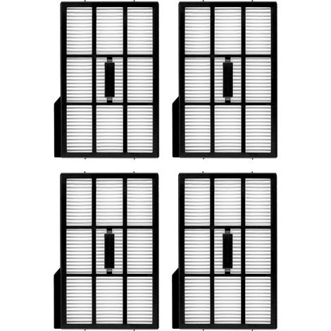 Pack de 4 filtros HEPA de recambio para Omni E28 compatibles con robots aspiradores Eufy Omni E28/Omni E25, kit de accesorios, filtro vertical, filtros de cartucho, filtros para aspirador (1/5)