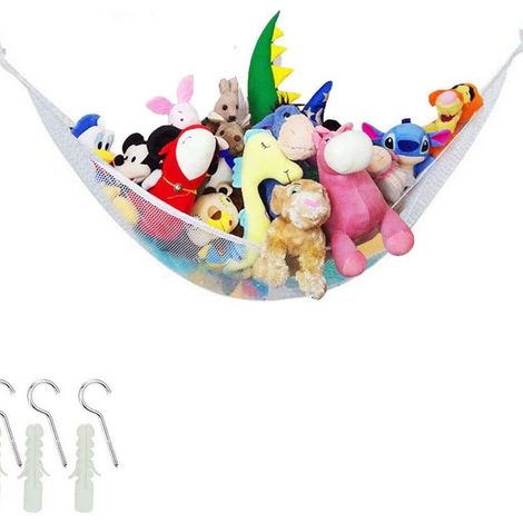 Filiyano-hamac à jouets avec filet de rangement pour peluches KLB (1/5)