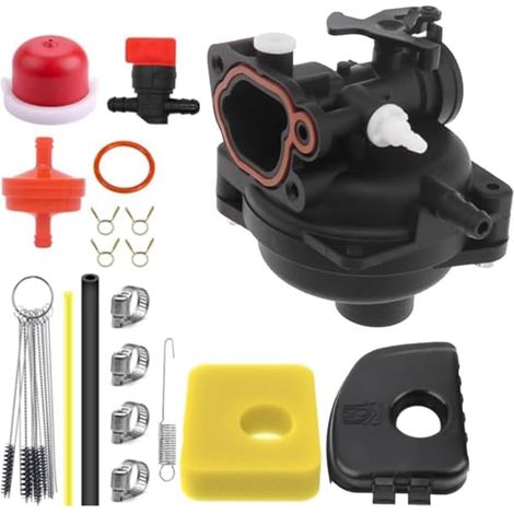 Kit de carburador 799583 con tapa del filtro de aire, válvula de línea de combustible y cepillo de bola de arranque para motores de la serie BS 500 08P502 09P602 09P702 09P802 09P902 300E (1/5)