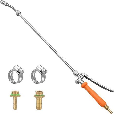 Lance Pulverisateur de Jardin,Baguette de pulvérisation de remplacement entièrement métallique, remplacement de la baguette de pulvérisation,2 pcs pulvérisateurs à ardillon en laiton (1/5)