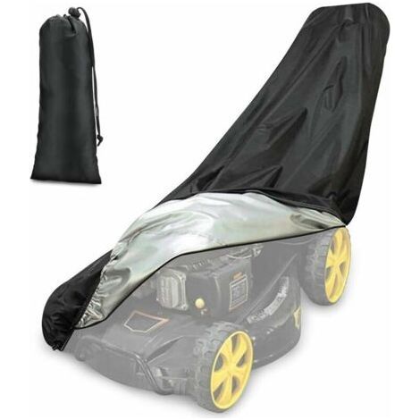 Lawn Mower Cover, Waterproof, Dustproof, UV Protection, 190T, with Drawstring and Storage Bag for Outdoor/Indoor - 188 x 99 x 63.5 cm (1/5)