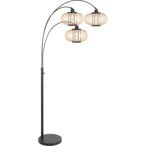 Steinhauer - lampada da terra - Sparkled Light - naturale nero - (1/3)