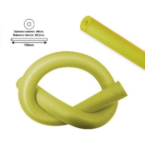 Trade Shop - Tubo De Piscina Flotante ø6x150cm Amarillo Para Ejercicios De Juego De Agua 062899a -