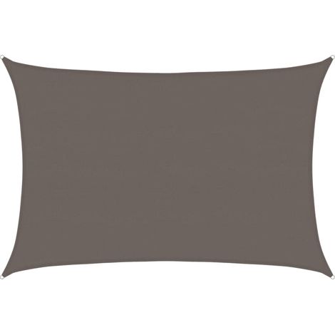 vidaXL Sunshade Sail 160 g/m² Anthracite 5x7 m HDPE
