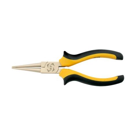 Zange Strend Pro PL0086, 160 mm, mit runden Backen, gerade, für Sicherungsringe