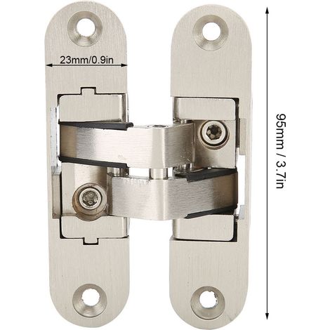 Bisagra para puerta plegable Conceleé de aleación de zinc – [Marca/Modelo] – Bisagra cruzada ajustable – Accesorio de ferretería (1/5)