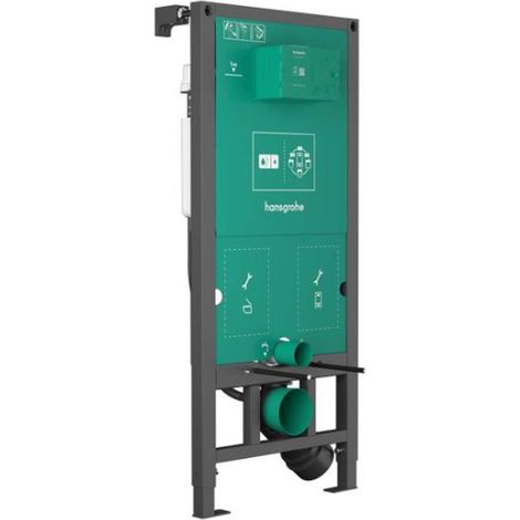 Hansgrohe iFrame universal - Set de instalación para inodoro suspendido, altura 115 cm 01022180 (1/2)