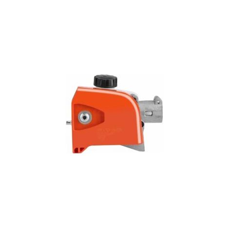 Boîte de vitesses pour tronçonneuse 26 mm à 9 cannelures, tête de boîte de vitesses pour outils, élagueuse, débroussailleuse, sécateur, taille-haie (orange) - Crezuo (1/4)