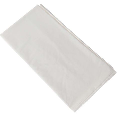 Nappe écologique, couleur unie, jetable, imperméable, en plastique, pour pique-nique, banquet, événement, fête, 137 x 183 cm (blanche) (1/4)