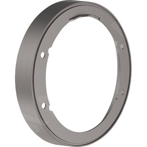 Rosace d'extension diamètre 150 mm brossé noir (1/2)