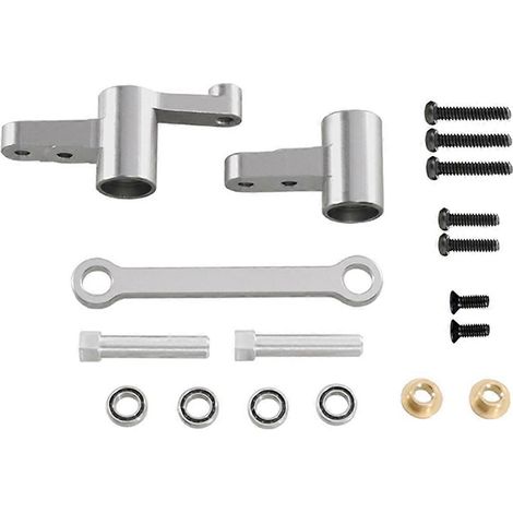 Kit d'arbre de direction pour voiture RC MJXHyper Go 14209 1/14 Argent-- (1/5)