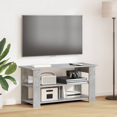 TV-Ständer Beton Grau 100 x 40 x 50 cm