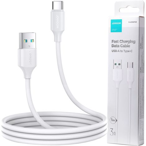 Cavo Joyroom Long-Lasting Series A9 USB-A / USB-C 3A da 1 m - bianco (1/5)
